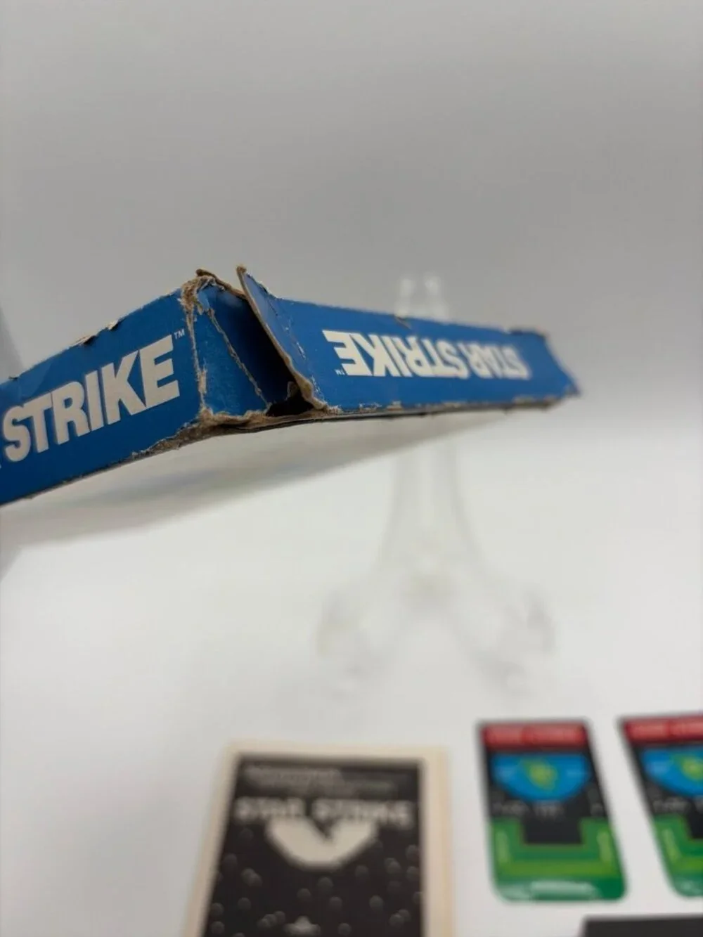 Star Strike (Mattel Intellivision 1981) Complete w/ Box Manual + 2 Overlays CIB
